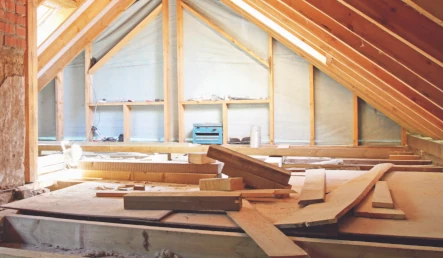 travaux sur les combles d'une maison