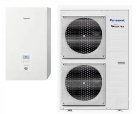 photo des unités d'une pompe à chaleur